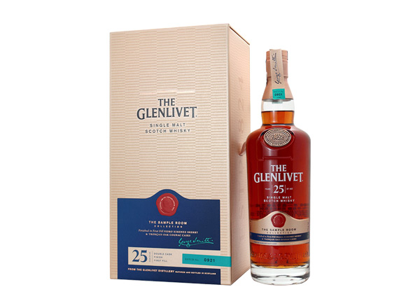 泸州The Glenlivet回收格兰威特25年苏格兰单一麦芽威士忌陈酿风味创造系列行情价格