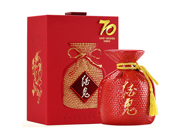 泸州回收酒鬼酒红坛70纪念酒1949-2019年收藏酒54度700ml上门收购行情价格