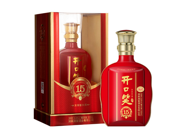 泸州湘窖开口笑15陈酿16回收开口笑酒十五年陈酿酒开口笑15大喜版上门收购价格高