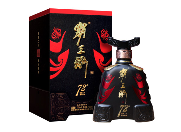 泸州回收石花霸王醉酒72° 白酒礼盒