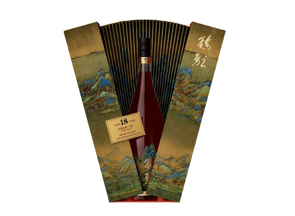 泸州鹤驻18年黄酒回收鹤驻新花雕18年珍藏版千里江山图