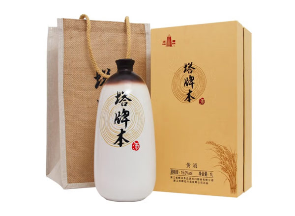 泸州塔牌黄酒回收塔牌本酒500ml/1000ml绍兴黄酒花雕酒礼盒